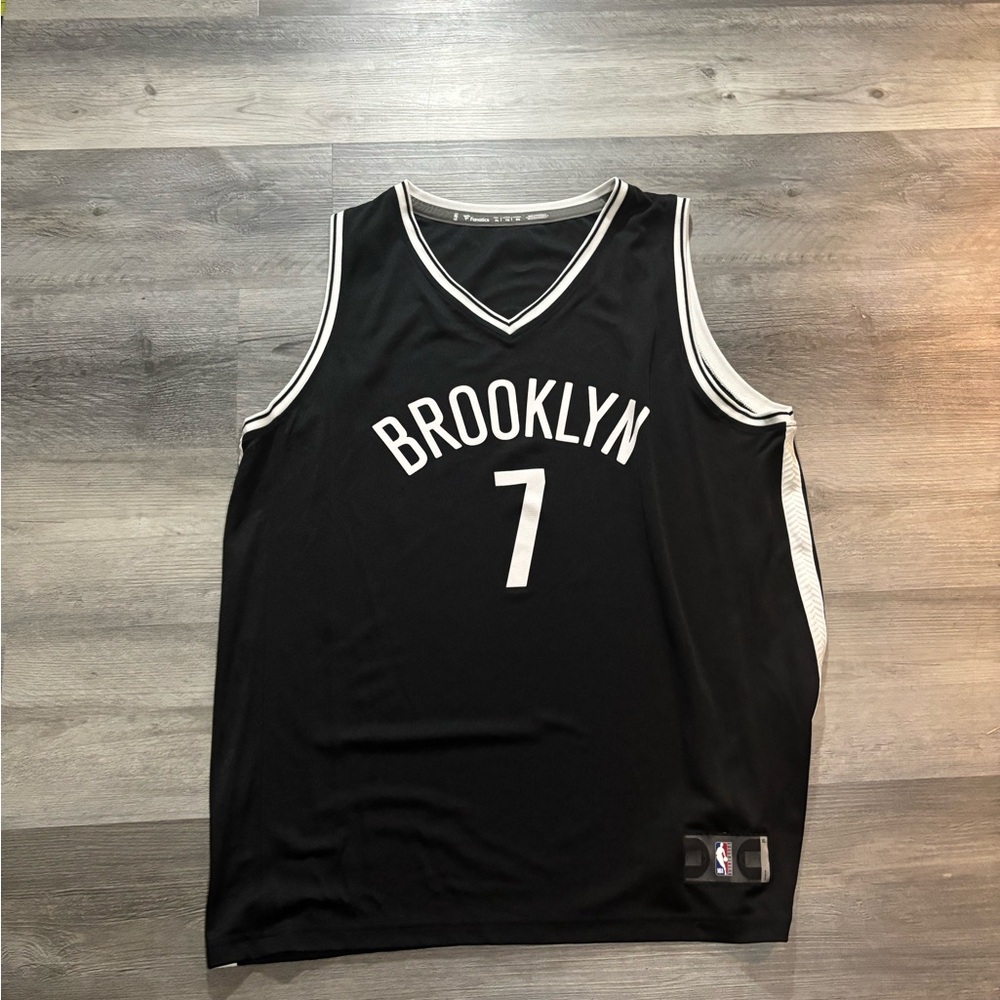 Fanatics Authentic Brooklyn Nets Black & White Kevin Durant Basketball Jersey